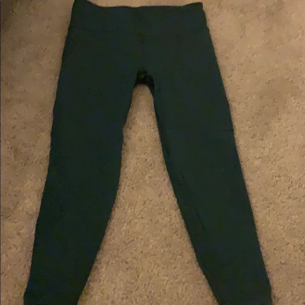Lululemon Teal Sz L cropped legging